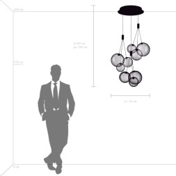 Каскадная люстра Lightstar Sferetta 801090