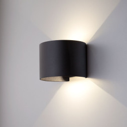 Уличный настенный светильник Elektrostandard 1518 TECHNO LED BLADE черный