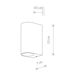 Уличный настенный светильник Nowodvorski ARRIS 9515