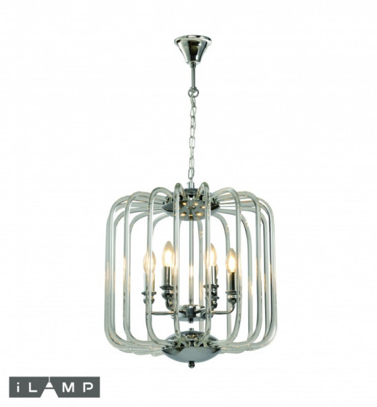 Подвесная люстра iLamp MONO P2481-6 CR