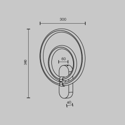 Бра Maytoni LINK MOD357WL-L16BS3K