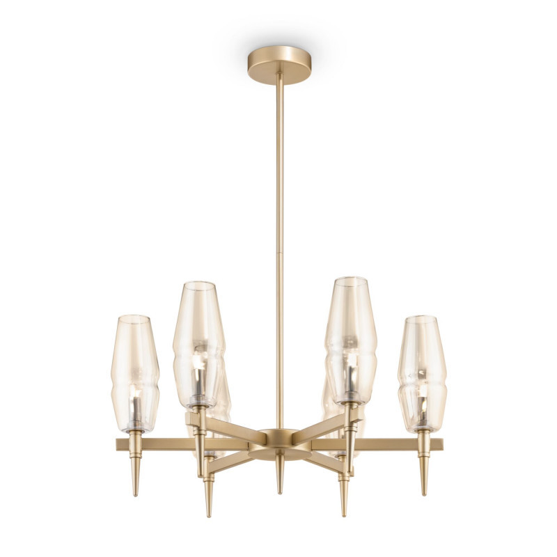 Люстра на штанге Maytoni Lita H002PL-06G