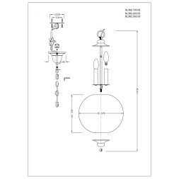 Подвесная люстра ST-Luce LATERIA SL362.103.03