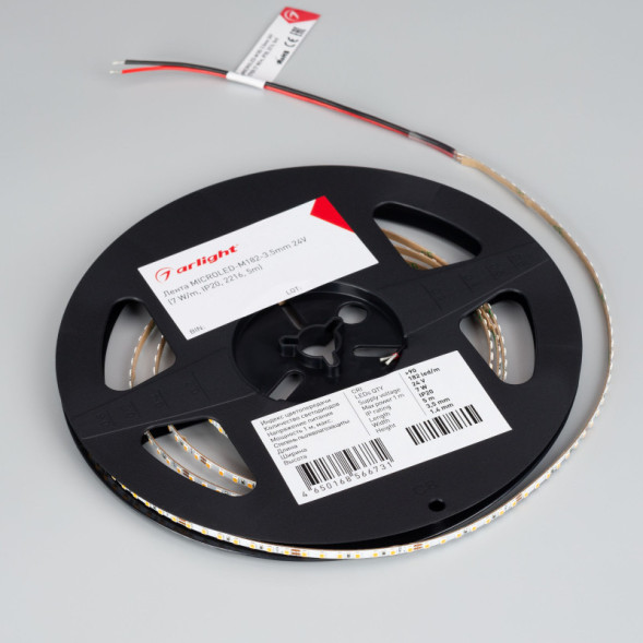 Лента Arlight MICROLED-M182-3.5mm 045007 35W 24V 790lm белый (холодный) IP20