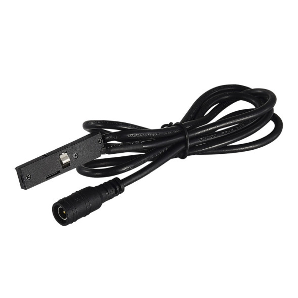 Подвод питания ST-Luce Track magnet SUPER5 черный круглый накладной/подвесной ST070.409.13