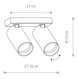Спот Nowodvorski MONO 7774