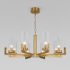 Подвесная люстра Eurosvet Arganie 60133/8 латунь