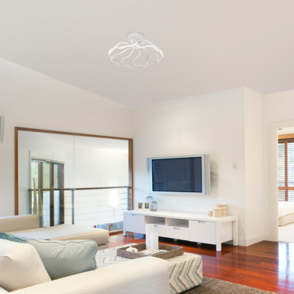 Потолочная люстра Eurosvet Begonia 90095/10 белый