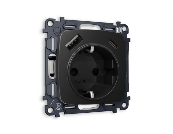 Розетка Ambrella Volt MO810010 OMEGA QUANT