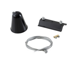 Подвесной комплект для трековых светильников Crystal Lux Track Black CLT 0.210 03 BL