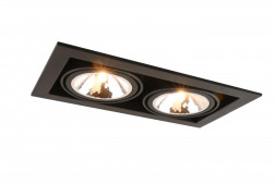 Встраиваемый точечный светильник ARTE Lamp CARDANI SEMPLICE A5949PL-2BK