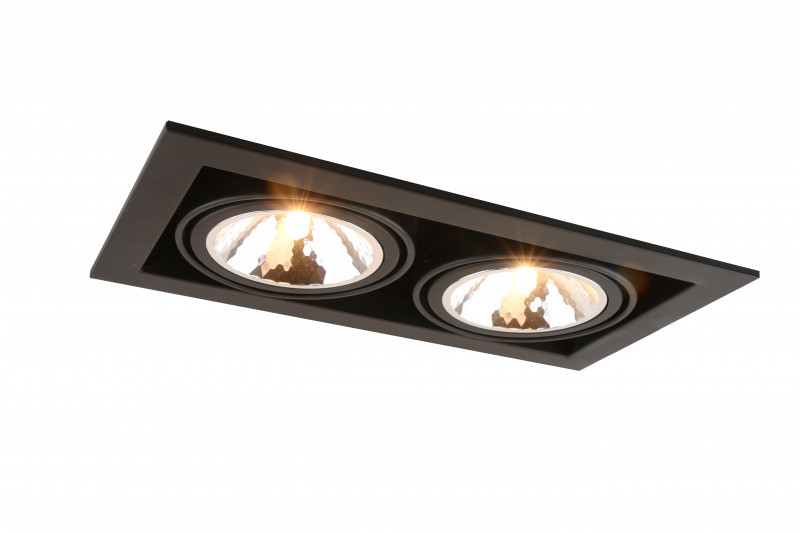 Встраиваемый точечный светильник ARTE Lamp CARDANI SEMPLICE A5949PL-2BK