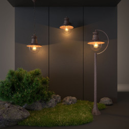 Уличный настенный светильник Elektrostandard Talli D брауни