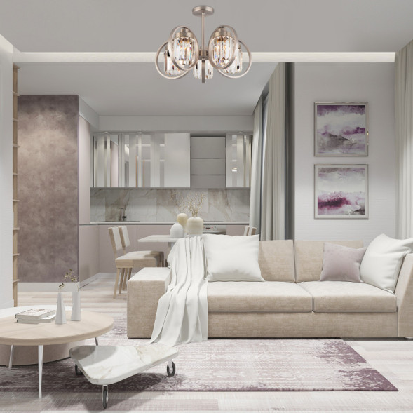 Люстра на штанге Eurosvet Loraine 10095/5