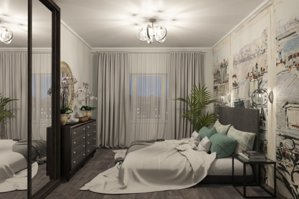 Люстра на штанге Eurosvet Loraine 10095/5