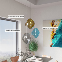 Детский светильник Crystal Lux NUESTRO NUESTRO SP1 CHROME/BLUE