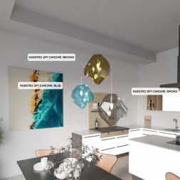 Детский светильник Crystal Lux NUESTRO NUESTRO SP1 CHROME/BLUE