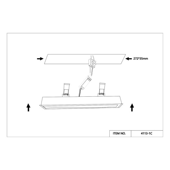 Встраиваемый точечный светильник Favourite Aplot 4113-1C