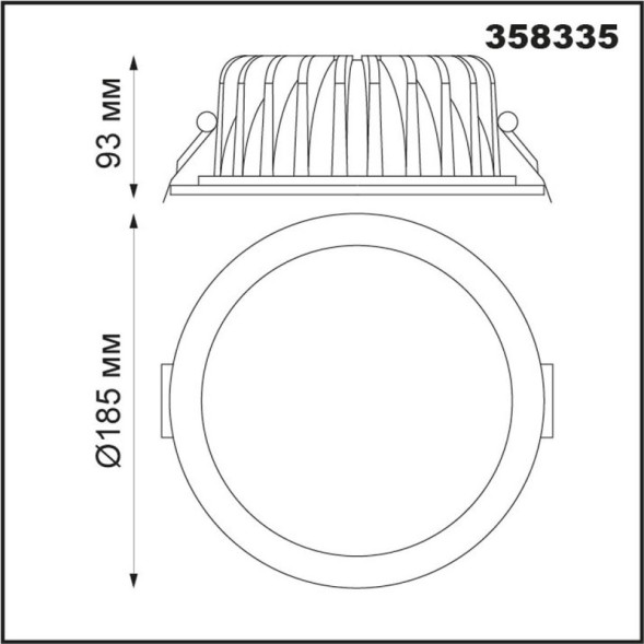 Встраиваемый точечный светильник Novotech GESTION 358335