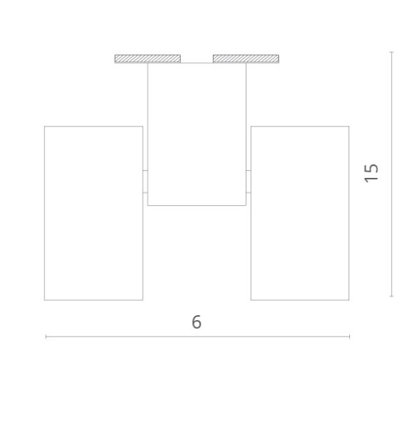 Накладной точечный светильник Divinare Gavroche 1354/02 pl-2