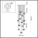 Каскадная люстра Odeon Light L-VISION 5037/132L