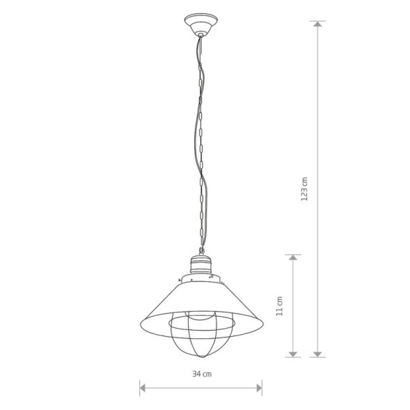 Подвесной светильник Nowodvorski GARRET 6443