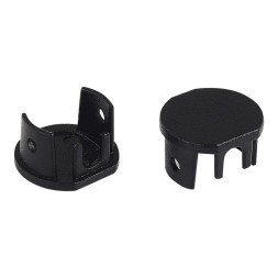 Заглушка для трекового шинопровода ST-Luce Track magnet SUPER5 черный круглый накладной/подвесной ST070.409.14