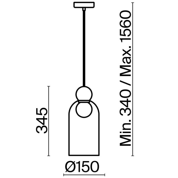 Подвесной светильник Freya FOCUS FR5220PL-01G