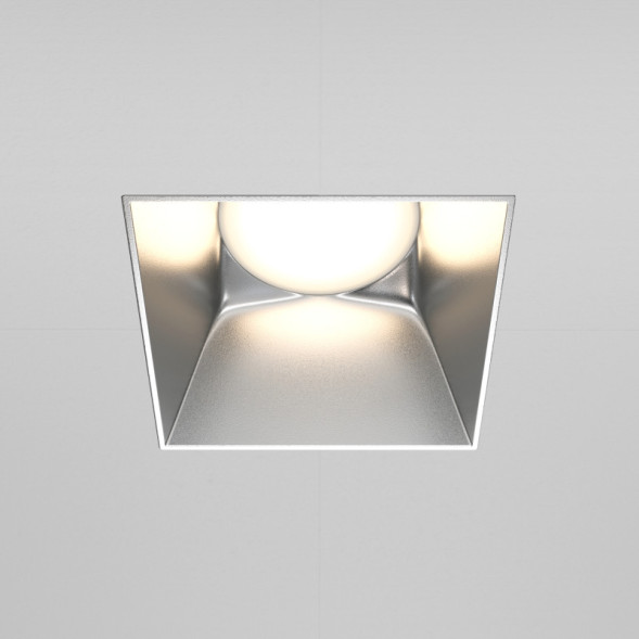 Встраиваемый точечный светильник Maytoni Technical SHARE DL051-01-GU10-SQ-WS