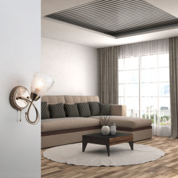 Бра Eurosvet Natalie 30130/1 античная бронза