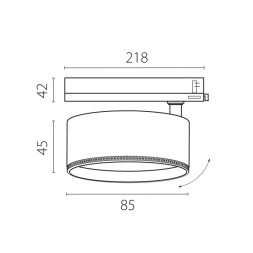 Трековый светильник A5546TRIAC Lightstar Alta Pro