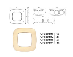 Рамка Ambrella Volt OF580301 OMEGA Radian