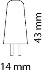 Светодиодная лампа Voltega Simple 6988 1.5W 12V 160lm G4 белый (дневной)