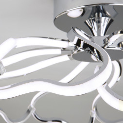 Потолочная люстра Eurosvet Begonia 90095/10 хром