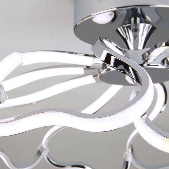 Потолочная люстра Eurosvet Begonia 90095/10 хром