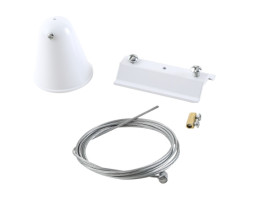 Подвесной комплект для трековых светильников Crystal Lux Track White CLT 0.210 03 WH