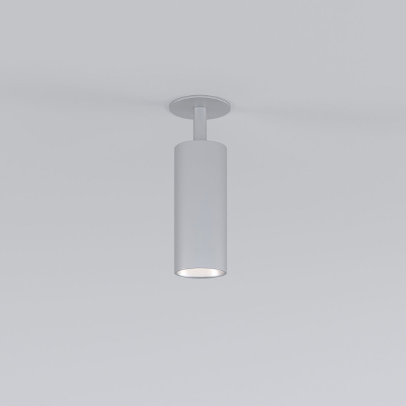 Встраиваемый точечный светильник Elektrostandard Diffe серебряный 10W 4200K (25052/LED)
