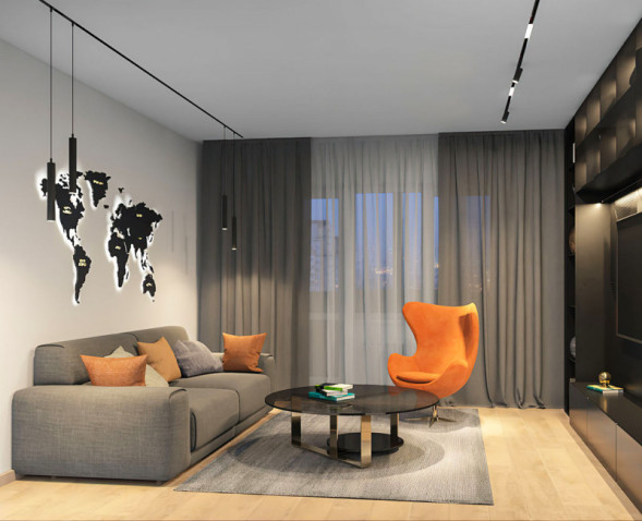 Светодиодный трековый светильник Denkirs SMART SPOT DK8008-BK