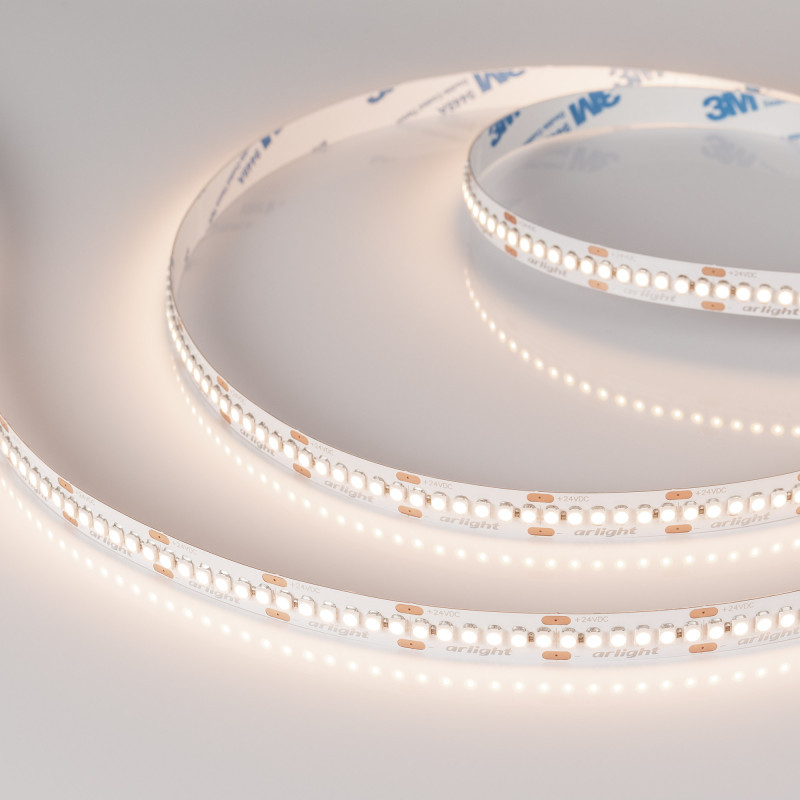 Лента Arlight RT-A240-10mm 3528 040545 96W 24V 8100lm белый (теплый) IP20