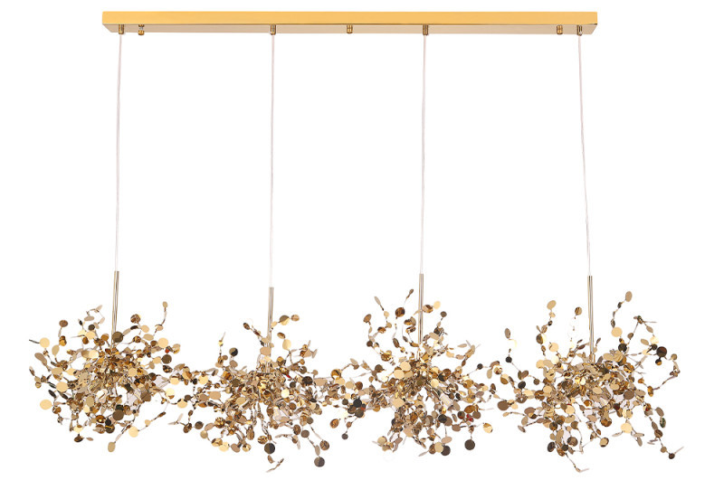 Подвесная люстра Crystal Lux GARDEN GARDEN SP3х4 L1600 GOLD