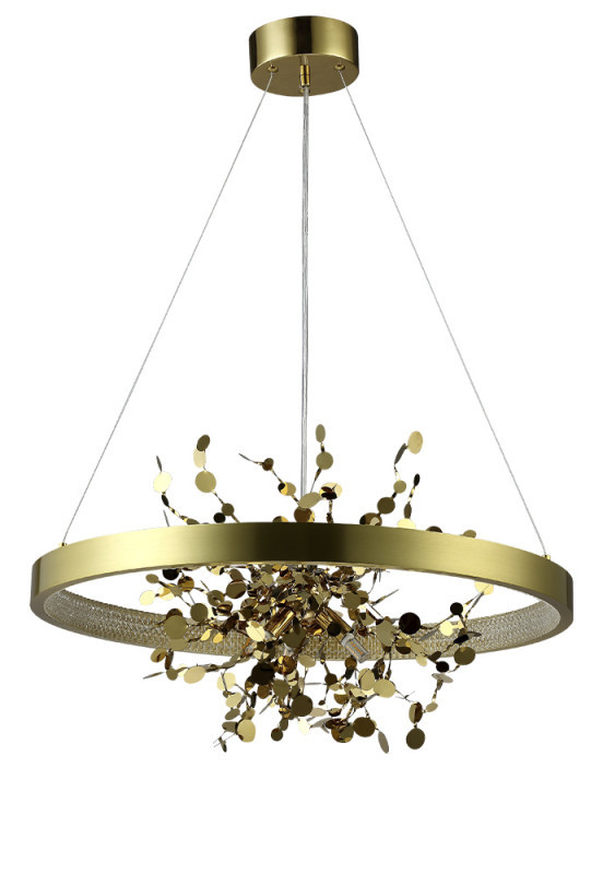 Подвесная люстра Crystal Lux GARDEN GARDEN SPLED+3 D600 GOLD