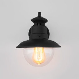 Уличный настенный светильник Elektrostandard Talli D черный