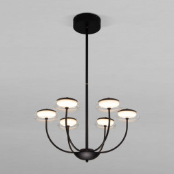 Люстра на штанге Eurosvet 50388 LED черный Fungo