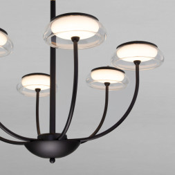 Люстра на штанге Eurosvet 50388 LED черный Fungo