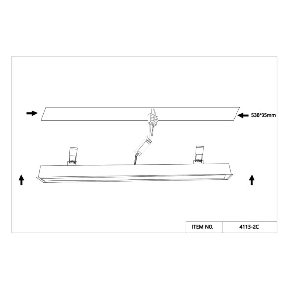Встраиваемый точечный светильник Favourite Aplot 4113-2C