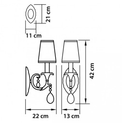 Бра Lightstar Cappa 691612