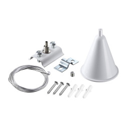 Подвесной комплект для трековых светильников Novotech track White двухжильный 135151