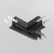 Коннектор для шинопровода Maytoni Technical Magnetic track system Exility встраиваемый ГКЛ 9.5 черный TRA034CT-42B