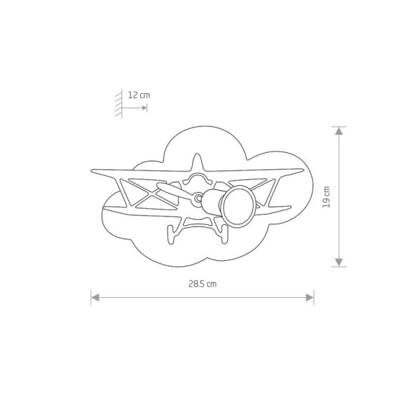 Детский спот Nowodvorski PLANE 6902