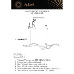 Подвесной светильник APL.082.03.53 APLOYT Judyta
